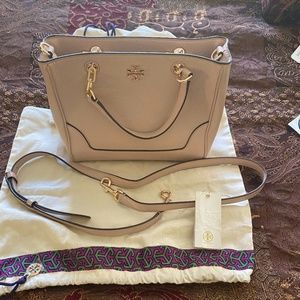 Tory Burch Shell Pink Marsden Small Tote